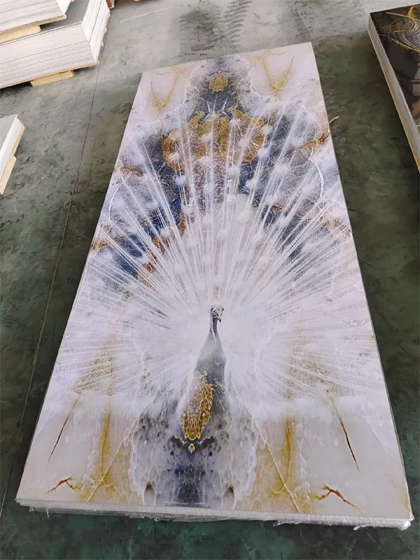 طباعة ثلاثية الأبعاد لصفائح الرخام بالأشعة فوق البنفسجية